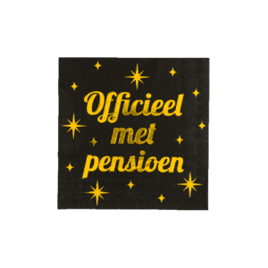 Servetten pensioen 16 stuks
