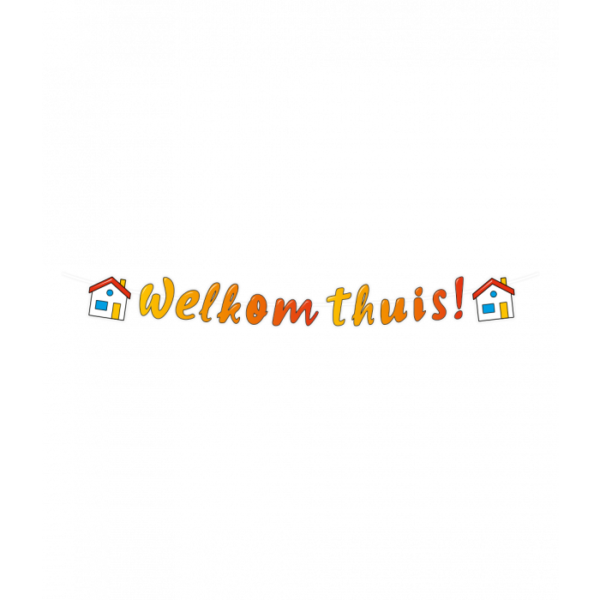 Letter banner Welkom thuis